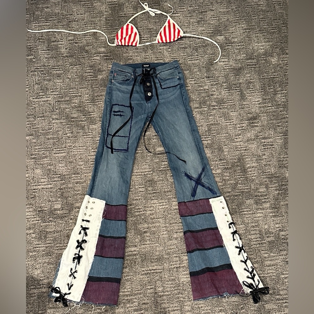 ⭐️⭐️Xxxtina Aguilera "Dirty" Custom Jeans and bikini top